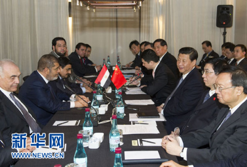習(xí)近平會(huì)見埃及總統(tǒng)均同意深化中埃戰(zhàn)略合作關(guān)系